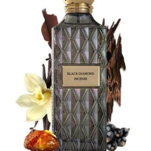 IBRAHIM ALQURASHI عطر بلاك دايموند او دي بارفان بخور 150 مل، للجنسين