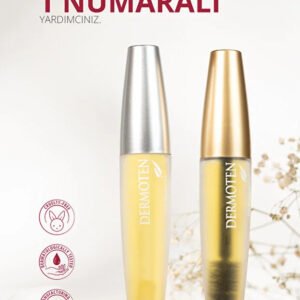 Dermoten سيروم لرعاية الحواجب والرموش بالكيراتين وفيتامين إي والزيت الطبيعي بسعة 20 مليلتر