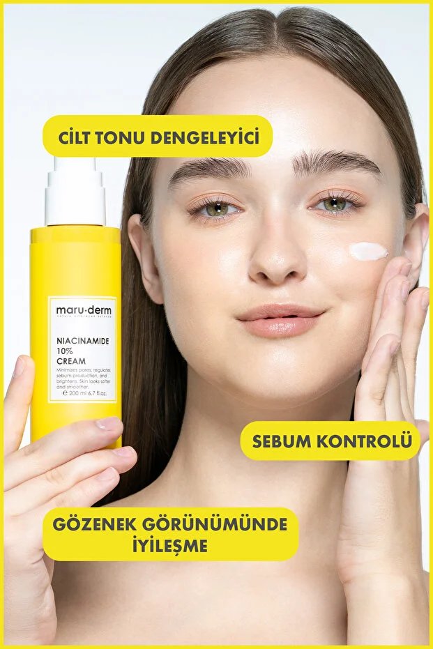 Maru.Derm ماروديرم نياسيناميد - 10% مضاد للعيوب والمسام، 200 مل كريم لشد البشرة